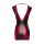Cottelli Party Mini Kleid schwarz-rot