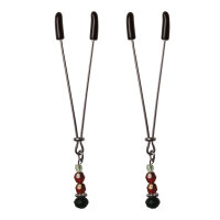 S&M Ruby black Nipple Clips black