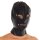 Rimba Leder Kopfmaske mit abnehmbaren Mund- und Augenteilen