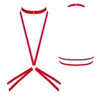 Maison Close Les Fetiches Harness Samt rot