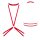 Maison Close Les Fetiches Harness Samt rot