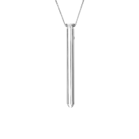 CRAVE Vesper - Vibrator Halskette silver