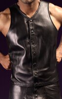 Dirk Ledershirt schwarz