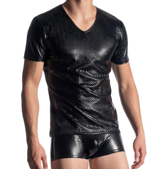 Manstore M865 V-Neck Shirt black 