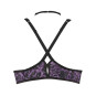Marlies Dekkers Peekaboo Push Up BH schwarz purple leopard 